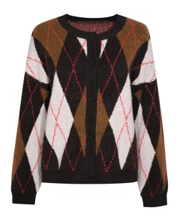 Matalan Argyle Crew Cardigan £24