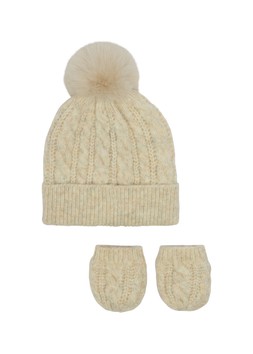 Matalan Baby Cable Oatmeal Set £7.50