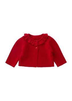 Matalan Baby Frill Red Cardigan £7.50