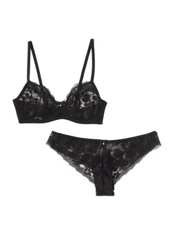 Matalan Black Non Padded Bra & Knickers Set £12