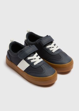 Matalan Boys Navy Panel Trainers £13