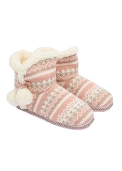 Matalan Fairisle Slipper Boots £12.50