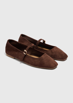 Matalan - Mary Janes Ballet Chocolate £12.50