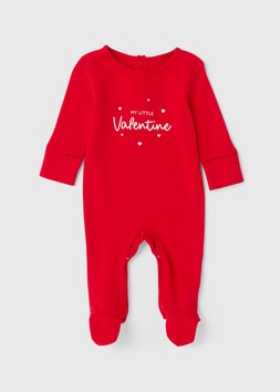 Matalan Little Valentine Baby Sleepsuit &pound;5