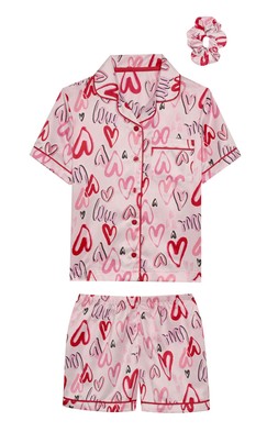 Matalan Mini Me Heart Pyjamas (Girls) &pound;11-13