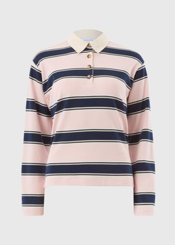 Matalan PINK STRIPE RUGBY TOP £19