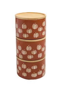 Matalan Pumpkin Stackable Pots £17