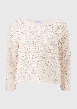 Matalan Scallop Hem Crochet Top £26