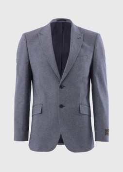 Matalan Taylor & Wright Carlo Italian Blue Denim Tailored Suit Jacket £100