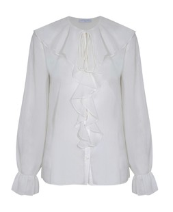 Matalan White Ruffle Blouse £18