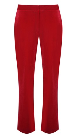 Matalan x LM Vicky Pattison Red Velvet Trousers £28
