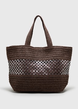 BROWN BEACH BAG £16
