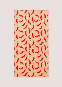 CHILLI BEACH TOWEL £6.50
