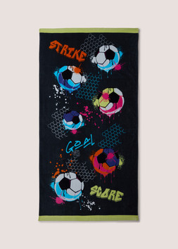 FOOTBALL KIDS BEACH TOWEL £6.50