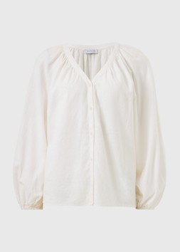 LS LINEN RICH POPOVER SH WHITE £20
