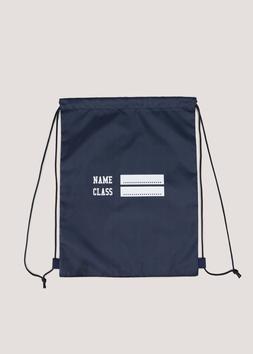 Matalan Kids Navy School Pump Bag &pound;4