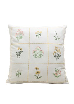 Mataln Grid Floral Cushion £15