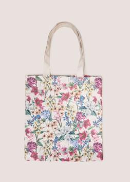 Floral Tote Bag Cut Out