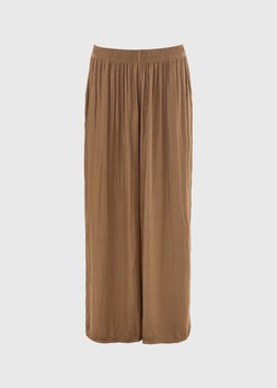 WIDE LEG TROUSERS COORD BROWN £20