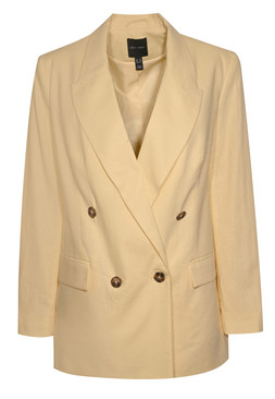 Light Yellow Linen Blend Blazer, £47.99