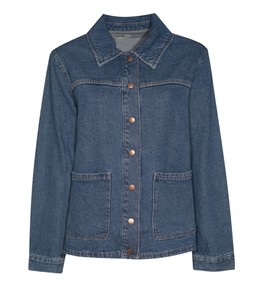 Blue Faded Denim Shacket, £39.99 (945366149)