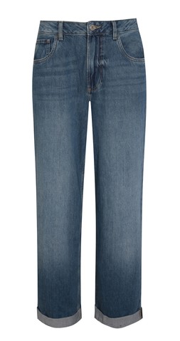 Blue Turn Up Cuff Wide Leg Jeans, £39.99 (931028440)