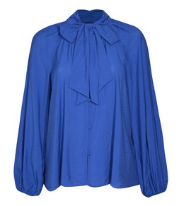 Bright Blue Pussybow Neck Blouse, £29.99 (947006243)