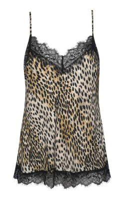 Brown Animal Print Lace Trim Cami Top, £27.99 (952759429)