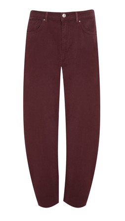 Burgundy Barrel Leg Jeans, £34.99 (937108467)