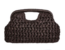 Dark Brown Woven Slouch Grab Clutch, £24.99 (948616527)