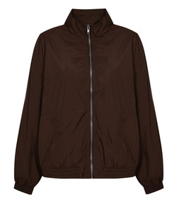 Dark Brown Zip Through Funnel Neck Windbreaker Jacket, £29.99 (949750027,)