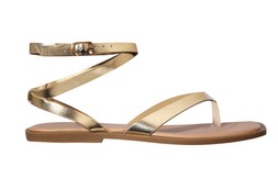 Gold Toe Post Wrap Around Ankle Strap Sandals, £19.99 (947611593)