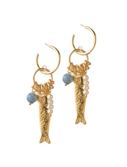 Gold Tone Hammered Starfish Pendant Rope Necklace £7.99