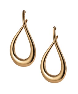 Gold Tone Oval Wrap Drop Earrings, £5.99 (942800793)