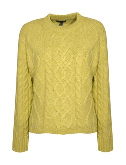 New Look, Bright Green Midweight Cable Knit Jumper £29.99