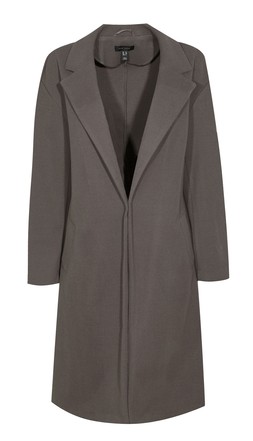 New Look Mink Open Front Longline Coat, £39.99