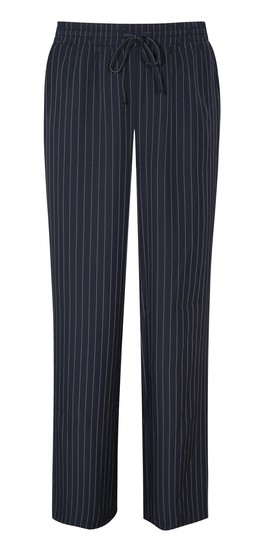 New Look, Navy Pinstripe Wide Leg Trouser £29.99