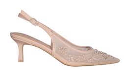 Pink Tapestry Embroidered Slingback Court Shoes, £36.99 (947999014)