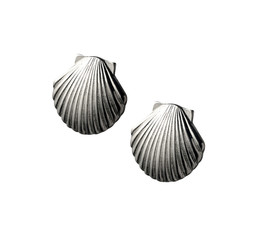 Silver Tone Seashell Stud Earrings, £4.99 (948753392)