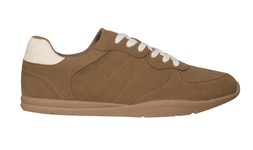 Tan Faux Brushed Leather Contrast Lace Trainers, £29.99 (946028218)
