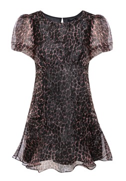 Black Organza Frill Hem Mini Dress, £35.99 (940751829)