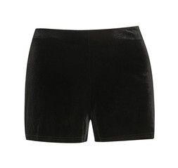 Black Velvet High Waisted Shorts, £19.99 (942498201)