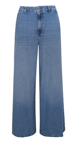 Blue Palazzo Wide Leg Jeans, New Look, £39.99 (931350240)
