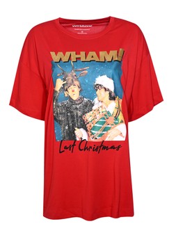 Bright Red Christmas Wham! Print Oversized T-Shirt, £19.99 (935894660)