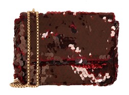 Burgundy Sequin Cross Body Bag, £17.99 (937332367)