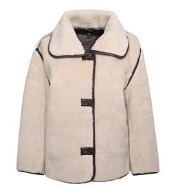 Cream Faux Fur Bonded Jacket, £69.99 (929514613)