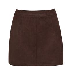 Dark Brown Faux Suede A-Line Skirt €39.99 £29.99 919190327