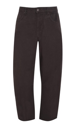 Dark Brown Long Barrel Leg Jeans, £39.99 (913614627)