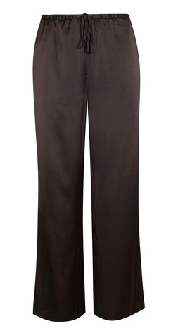 Dark Brown Satin Wide Leg Trousers £28.99 (941365127)