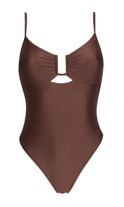 Dark Brown U-Wire Swimsuit, £30.99 - 922208127